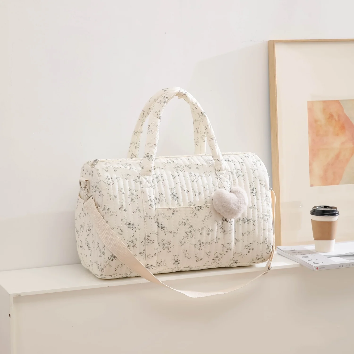 【Popular choice】 Baby Diaper Bag Cute Cartoon Shoulder Bag with Zipper Messenger Bag Mom Bag Storage Bag Luggage Tote Bag for Travel