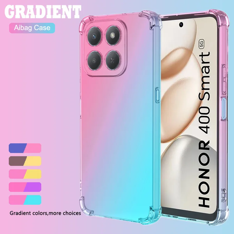 Gradient TPU Shockproof Airbag Protective Case - Stylish and Durable Back Cover