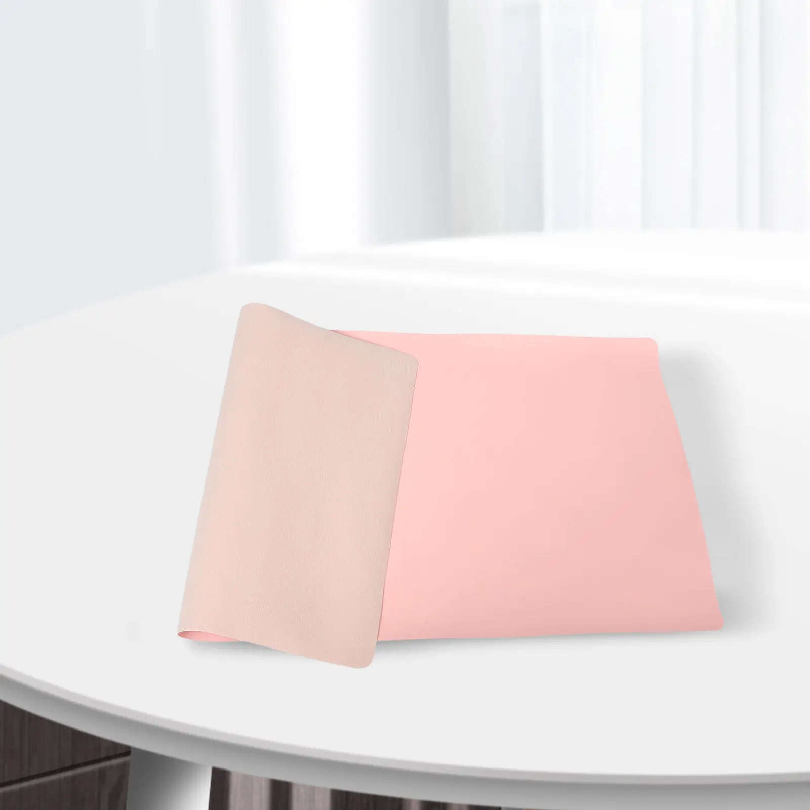 핑크 화장대 매트 메이크업 매트 방수 화장대 보호 매트 40x80cm 오일 방지 부드럽고 편안한 뷰티 워크스테이션