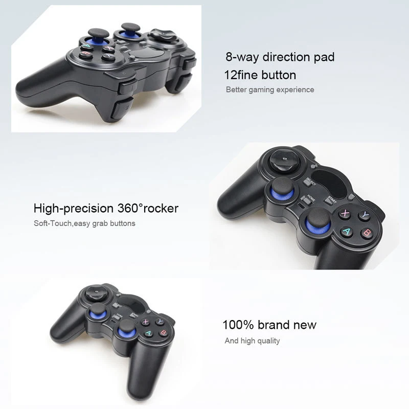 2.4G Wireless Gamepad Gaming Controller Joystick With USB Receiver OTG Converter For Android Tablets PC TV Box Game Accessories