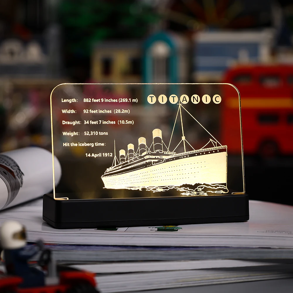 ��ũ�� LED ���÷��� ����, LEGO 10294 Ÿ��Ÿ�� �ξ� ũ���� ��Ʈ Ŭ���� ��ȭ ��