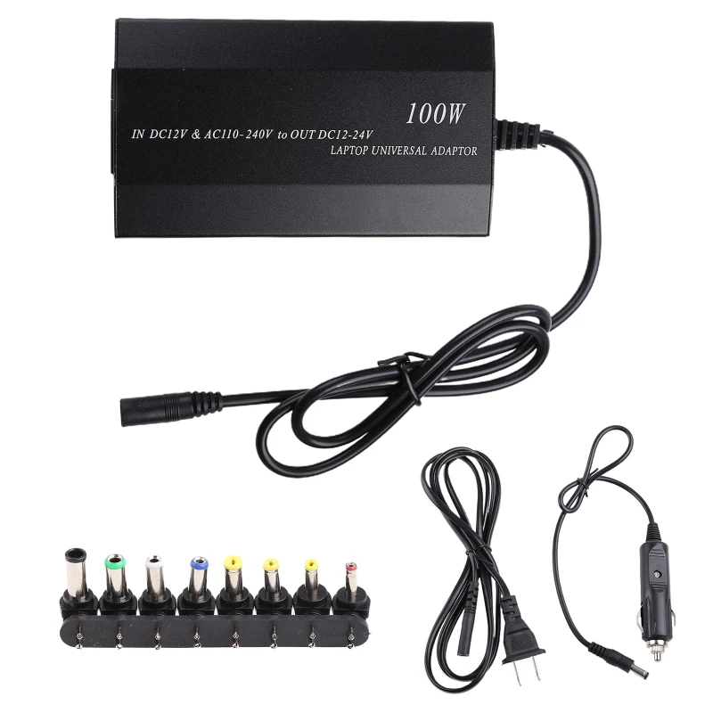 DCInCarChargerNotebookUniversalACAdapterPowerSupplyForLaptop