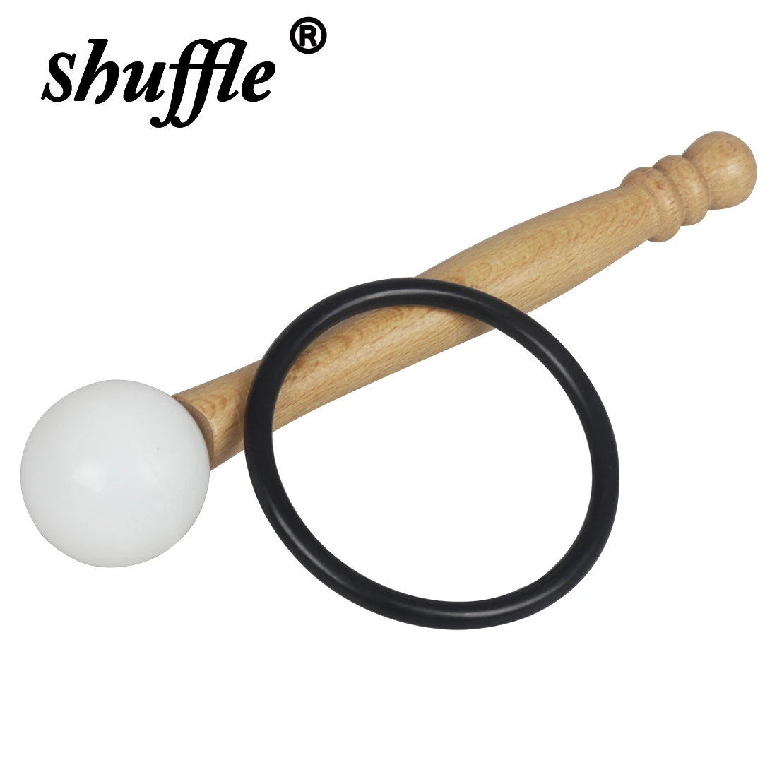 Round Ball Stick Beater Striker Crystal Singing Bowls Professional Music Bowl Yoga Meditation Crystal Bowl Rubber Ring