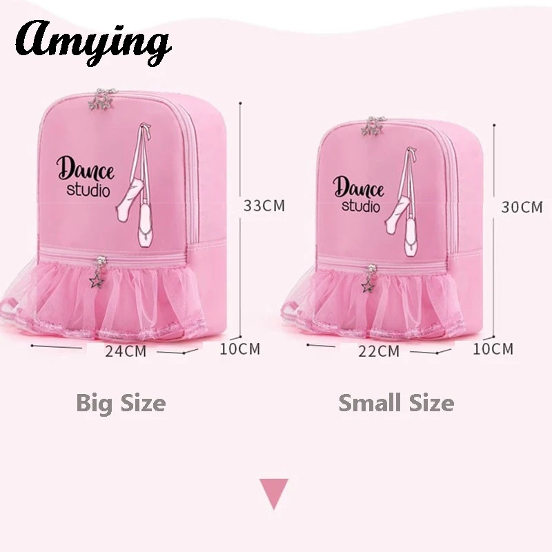 Children Backpack Schoolbag Girls Lace Ballet Dance Storage Bags Sports Gym ballet Yoga Tap Jazz Latin Dance Storage Bags 5