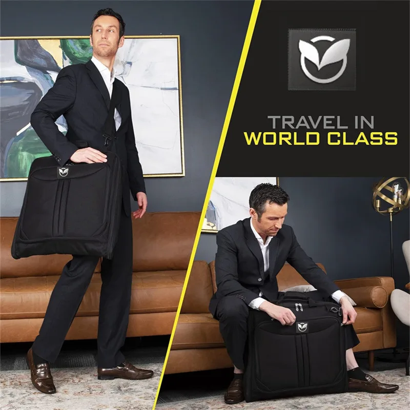 Business travel bag Suit bag Waterproof folding luggage hanging Clothing Clothing both wet and dry Travel Bags Clothes Storage Bags