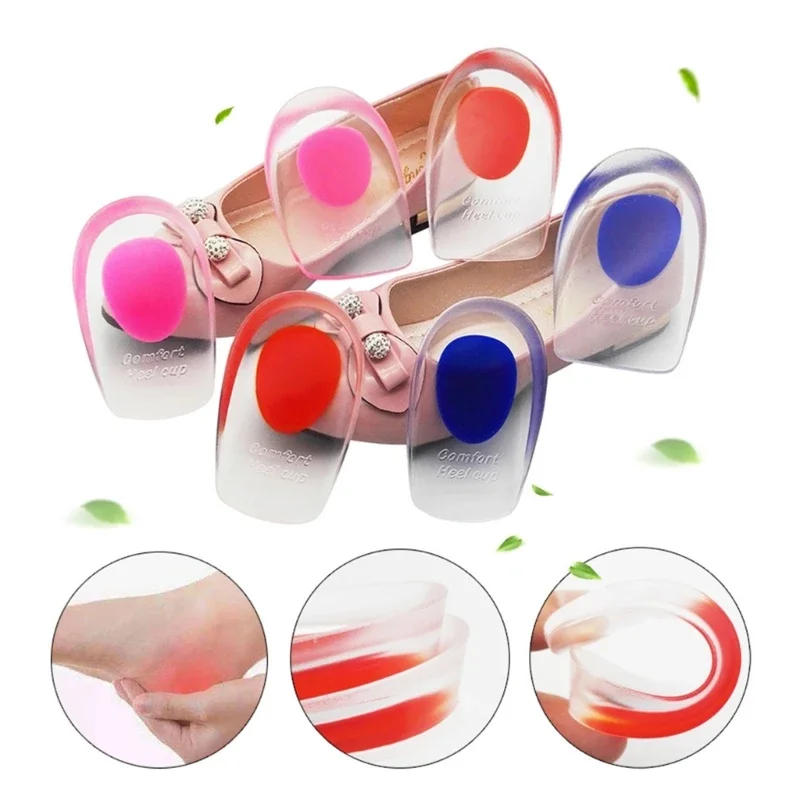 

2 шт. удобные вставки для каблуков, амортизирующие ударную обувь, подушечки для пятки, подушечка для пятки