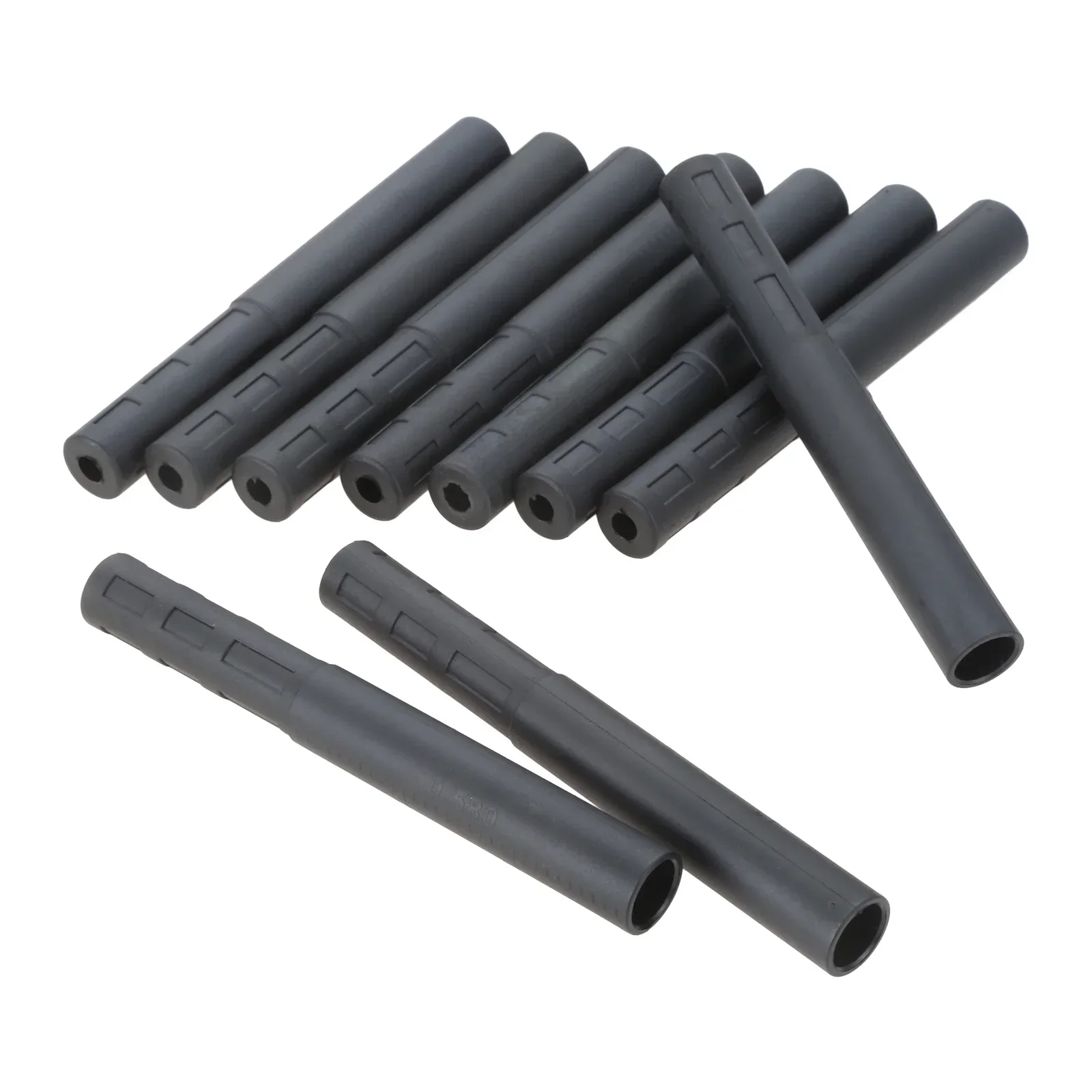 10Pcs Black Golf Club Carbon Fiber Extension Rods Kit Butt Extender Stick for Iron /Graphite Shaft Putter Golf Accessories 125mm 2
