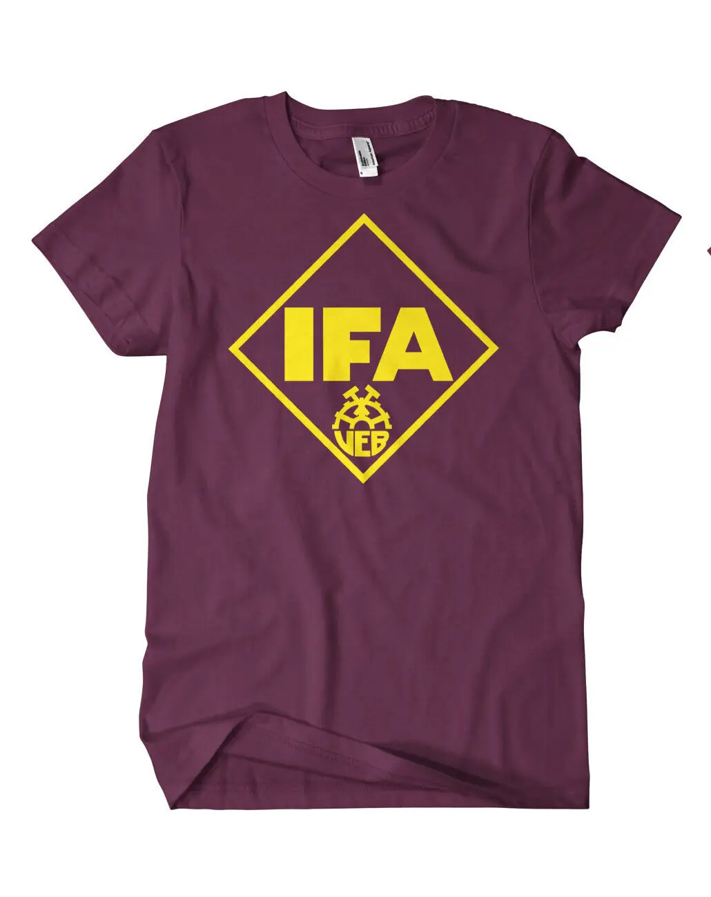 Maglietta Ifa Trabi Ostkult Gdr Retro Due Tempi Cartone Veb Trabant Wartburg S50