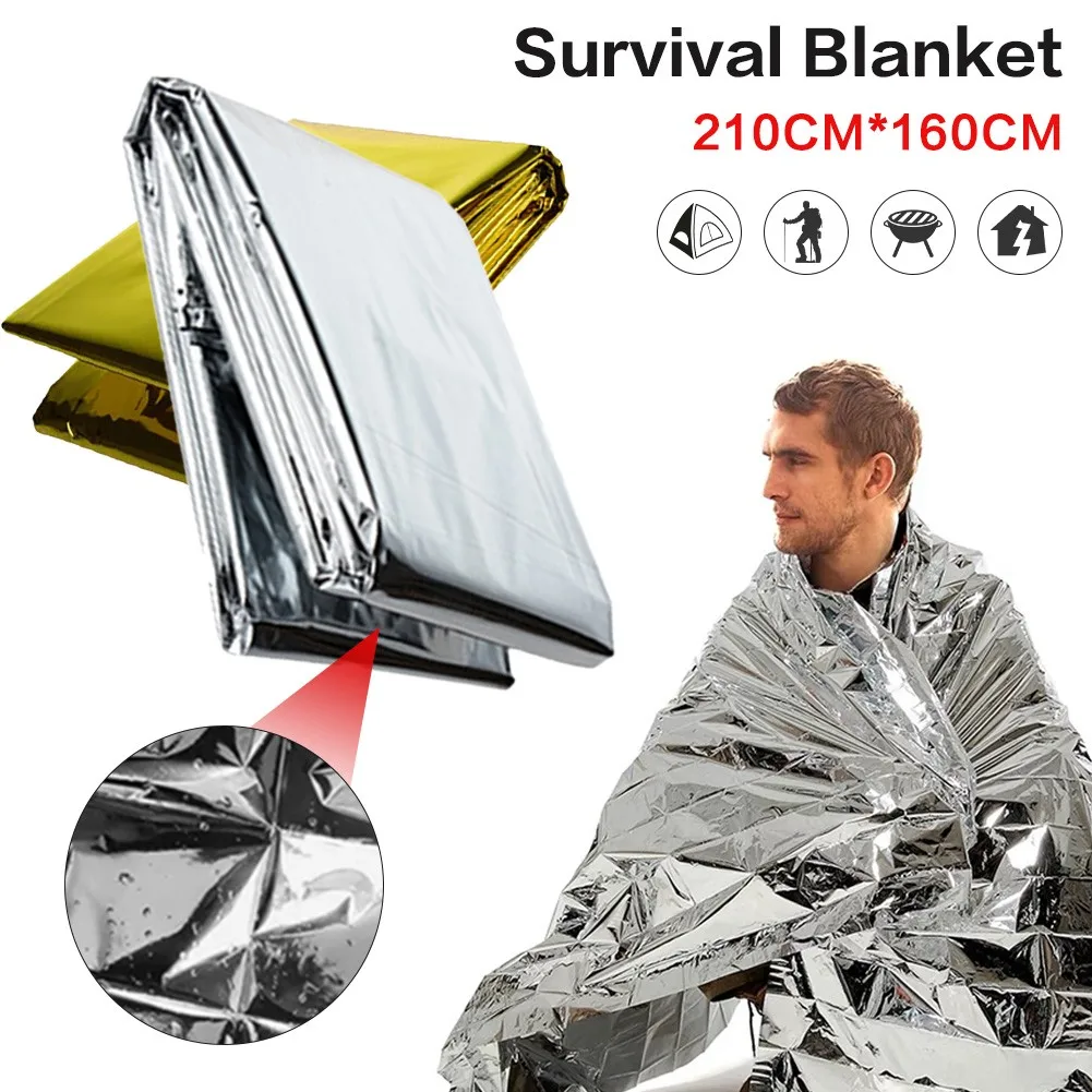 Outdoor Water Proof Emergency Survival Rescue Blanket Dry Insulation