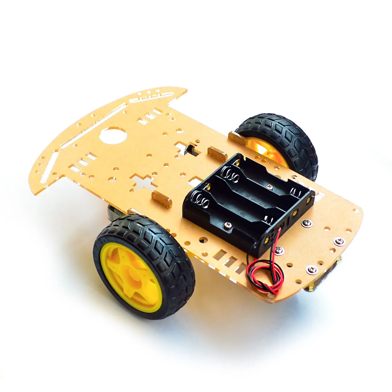 Kit Robot 2WD Châssis Voiture Intelligente avec Encodeur pour Arduino
