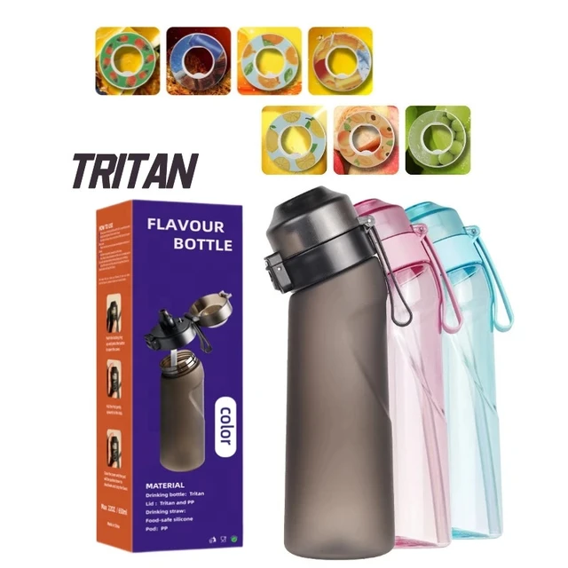 Air Flavored Water Bottle Scent Water Cup Sports Water Bottle For Outdoor  Fitness Fashion Water Cup With Straw Flavor Pods - AliExpress