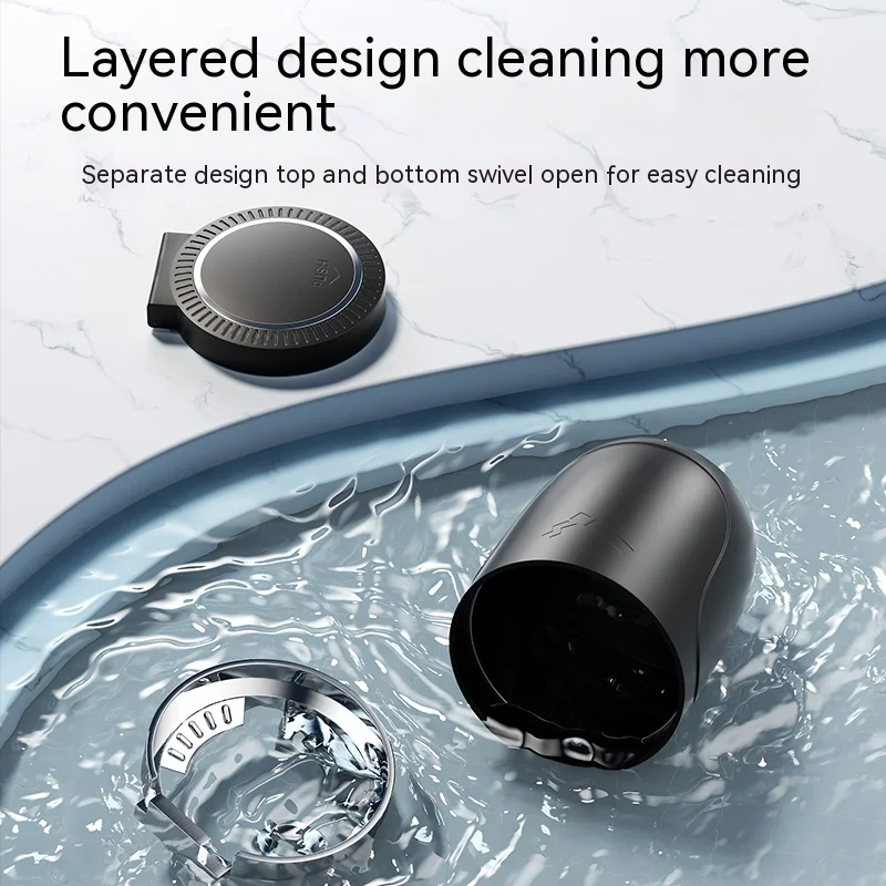 Car Ashtray,Portable Ashtray,Car Ashtray with Lid Smell Proof Stainless Steel Blue Led Fireproof One Touch Open