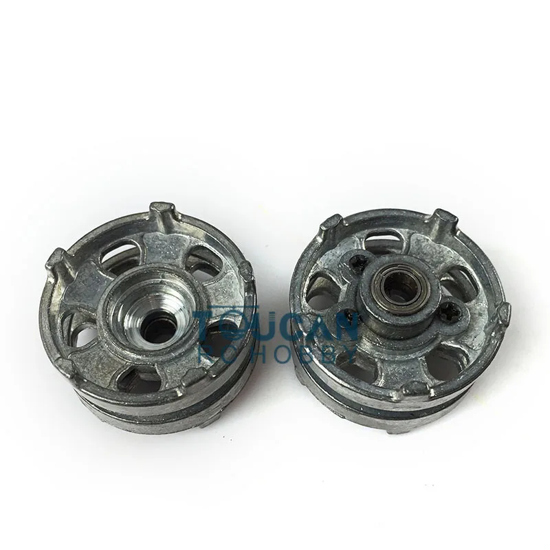 

Heng Long Spare Parts 1/16 Scale Russian T90 RC Tank 3938 Metal Idler Wheels W/ Bearings Road Wheels Tracks TH00582