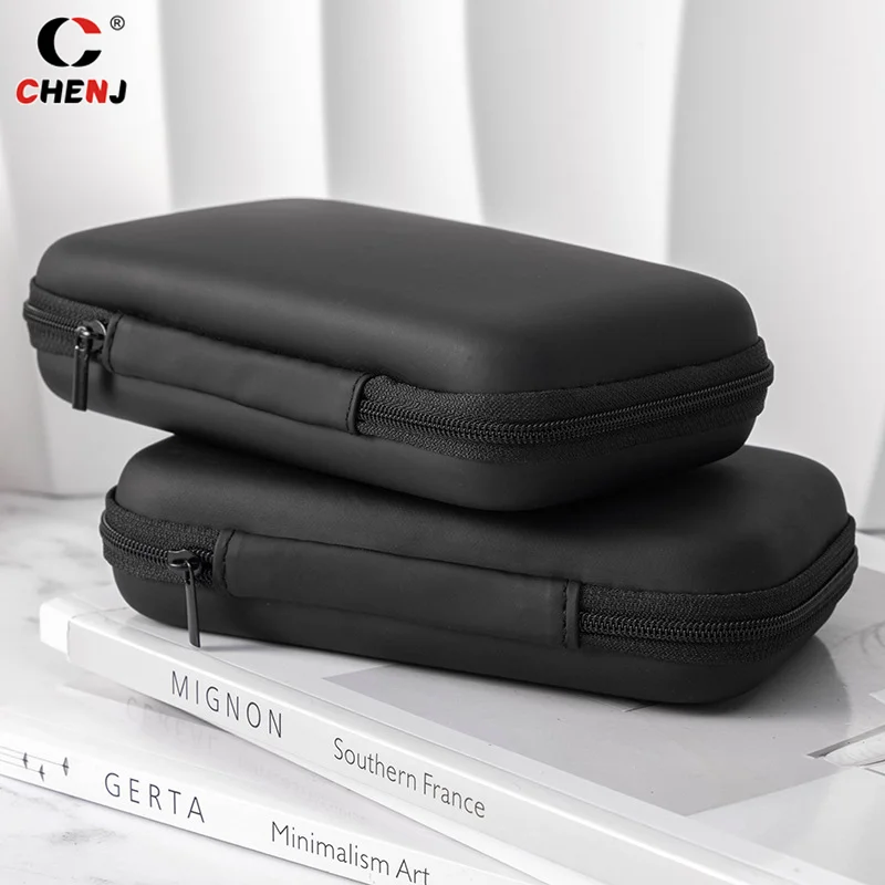 Portable Mini 3C Hard Shell Digital Gadgets Storage Bag Artificial ...