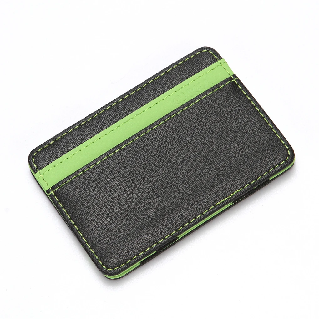 Women Men Portable Mini Purse Travelling Hiking Simple Design Slim Wallet Money Clip Credit Debit Cards Cash Holder