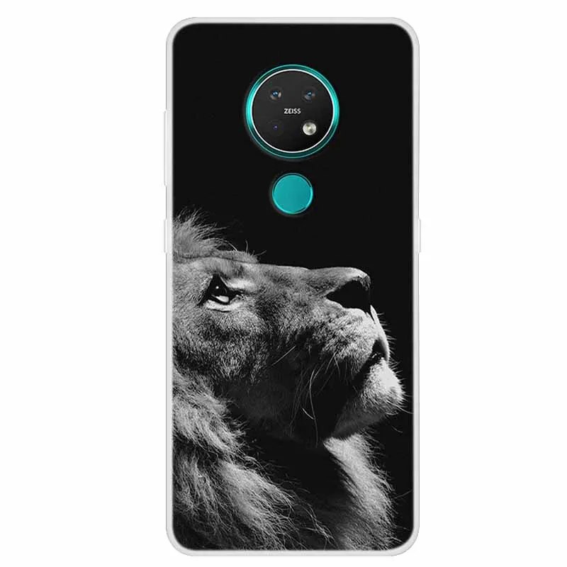 Clear Wolf Lion Soft TPU Silicone Phone Case - Fashion