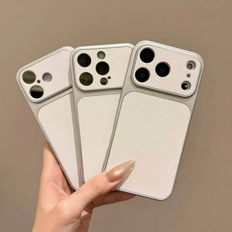 Luxury Lychee Texture Leather Shockproof Phone Case For Iphone_voghion.com
