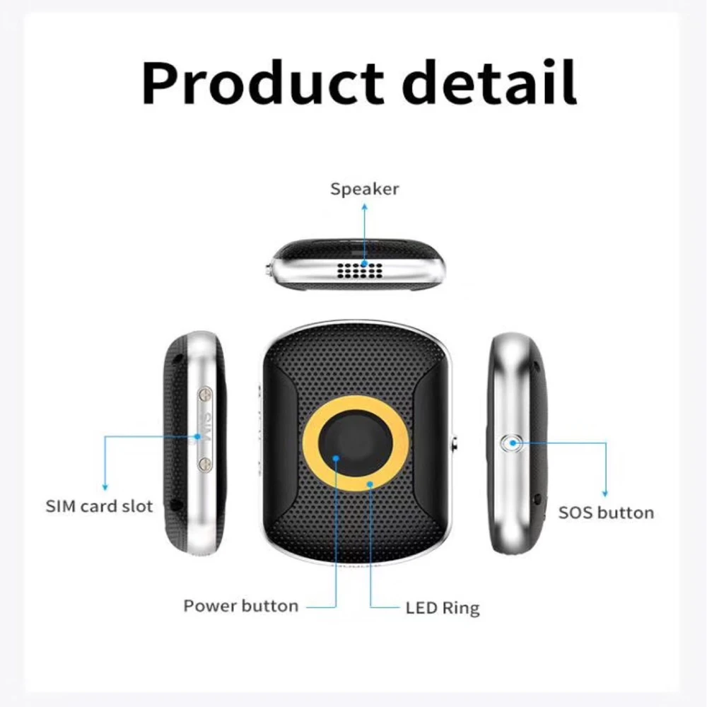 Waterproof 4G Pet GPS Tracker Dog GPS Tracking Collar Mini Cat Anti-Lost Alarm Locator Support Geo-Fence SOS Smart Kids Locator