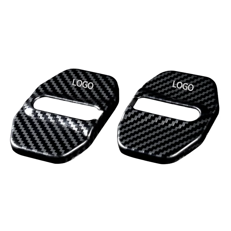 Car Door Lock Cover 2pcs Car Door Lock Cover For MINI COOPER R55/R56/R57/R58/R59/R60/R61/F54/F55/F56/F57/F60 Anti Rust Protective Trim Accessories