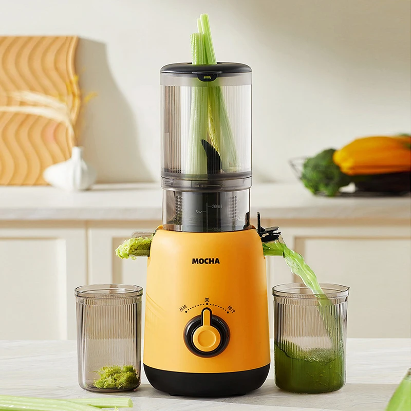 Large Caliber Juicer Household Low-speed Juicer Multifunctional Fruit Vegetable Screw Slow Commercial Electric