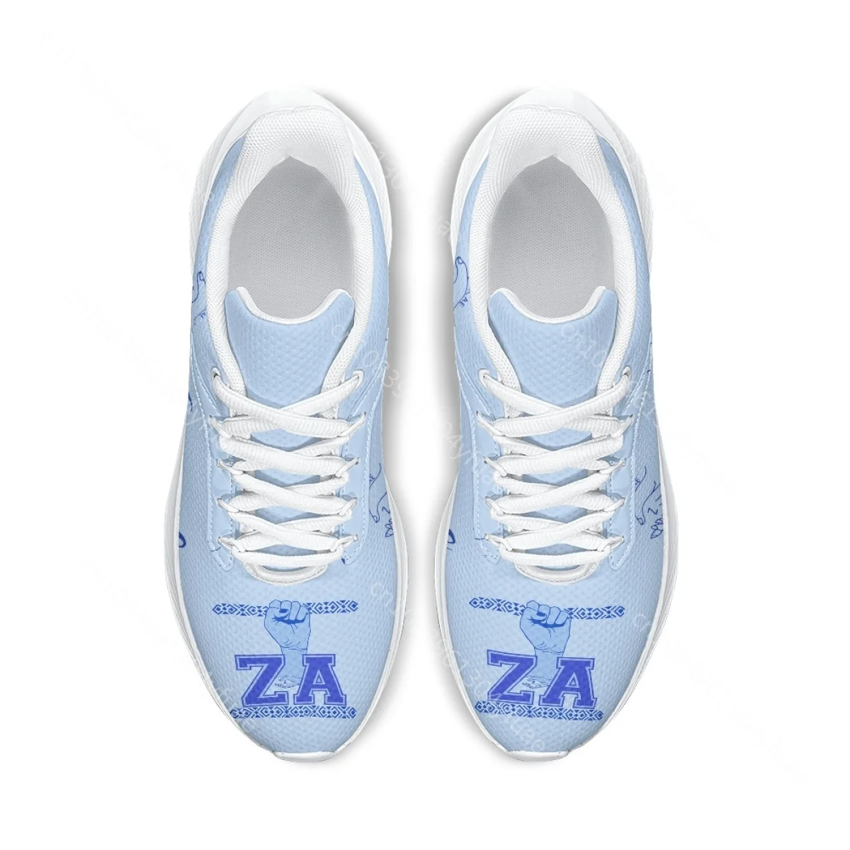 Zeta Amicae Print Casual Flat Shoes For Women Friends Of Zeta Outdoor Sports Running Shoes Summer Comfort Breathable Sneakers 2