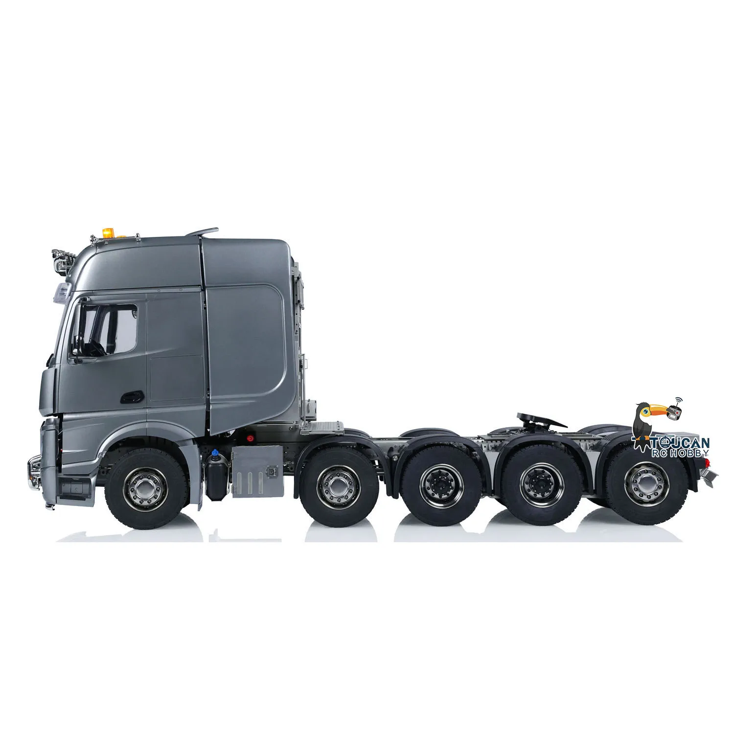 RTR 1/14 RC Tractor Truck 10x10 Metal Chassis Remote Control 3363 Lorry Truck Model 3-Speed Transmission Car Light Sound Set Toy 3