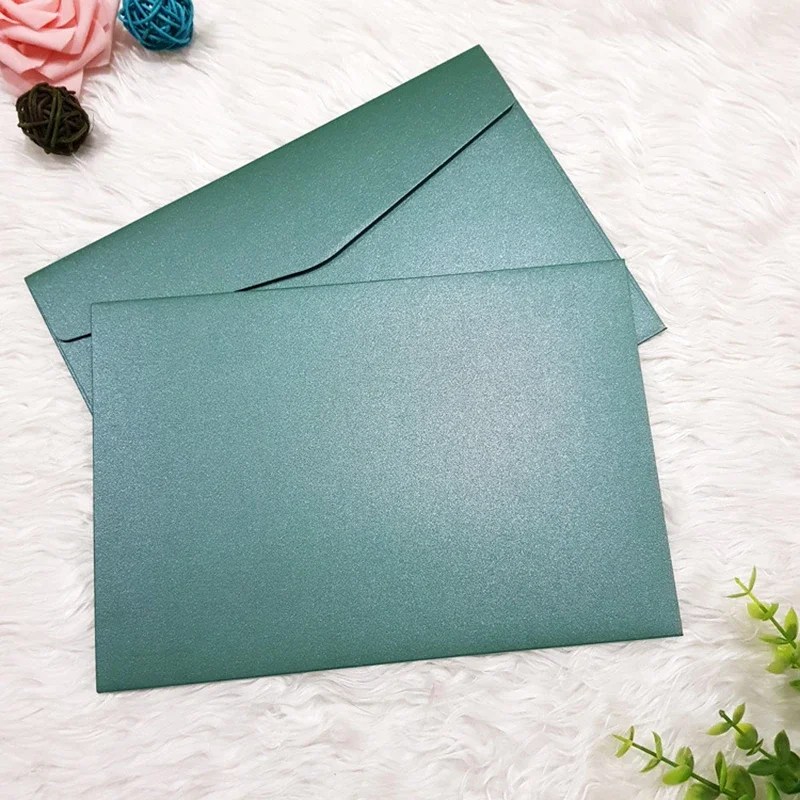 Envelope for Invitations 40pcs/lots 23x16cm Postcards Giftbox Card 250g Shiny Pearl Paper Wedding Business Letters Stationery