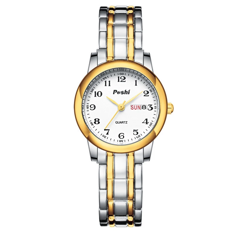 Luxury Women Watch Light-luxury Ladies Fashion Quartz Watch Stainless Steel Business Female Clock Leisure Bracelet Wristwatch 2