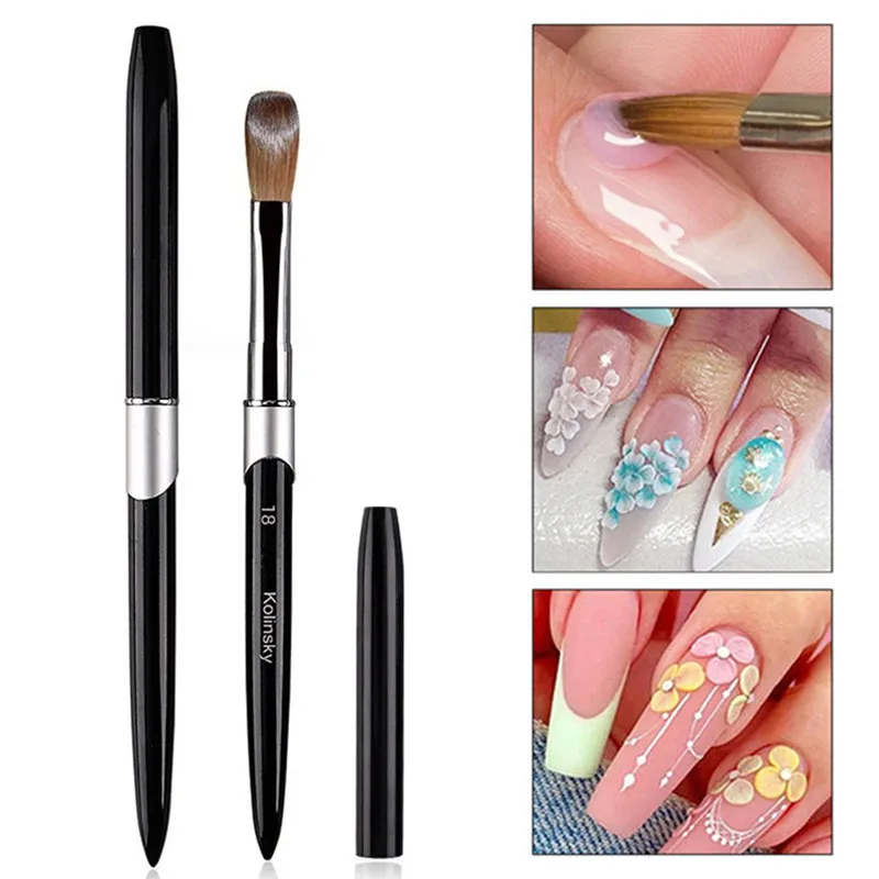 Decorar Uñas Pincel Para Poner UÃ±as Acrilicas Pincel Acrílico