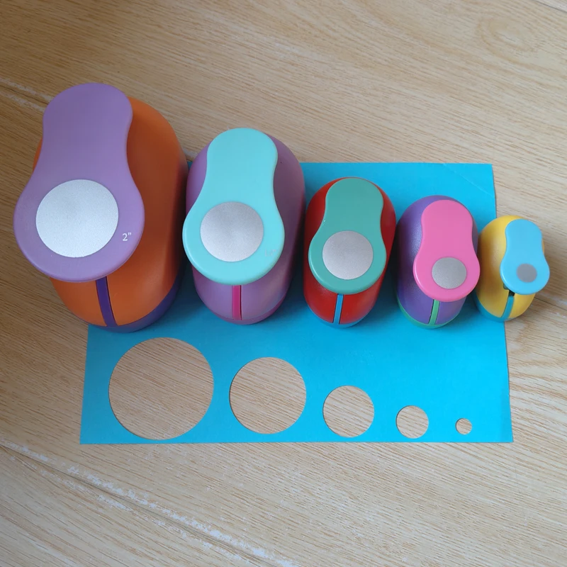 1pc 3" 2" 1.5" 1" Round Circle Craft Paper Cutter Scrapbooking School Puncher EVA Hole Punch