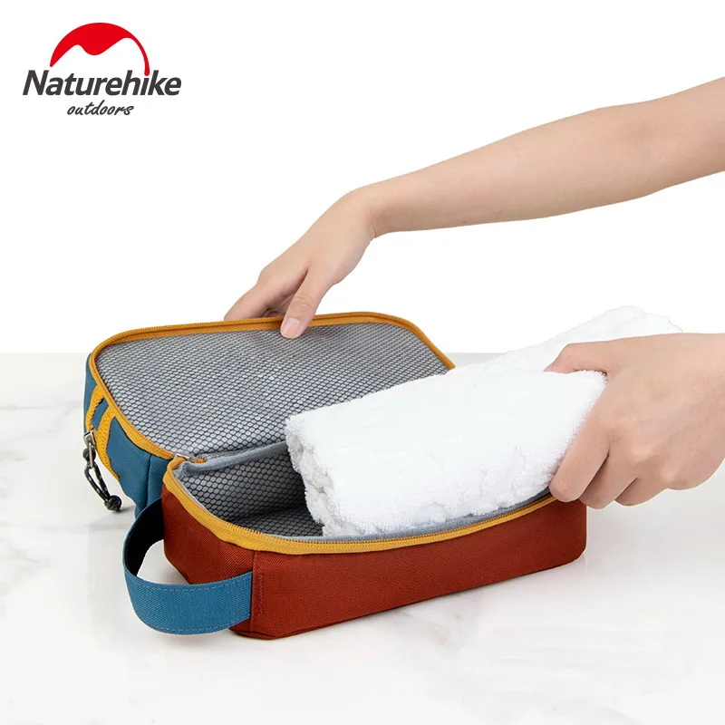 Naturehike-Oxford Toiletry Bag, Sorting Cosmetic Combo, Dry and