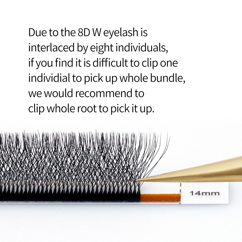 Eyelash Extensions 8D W Shape Premade Fans