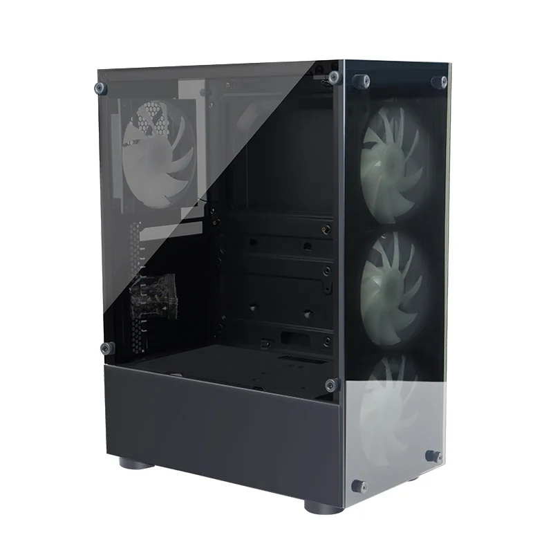 Desktop Computer Case Tower Gaming Pc Casing For Pc Micro Atx