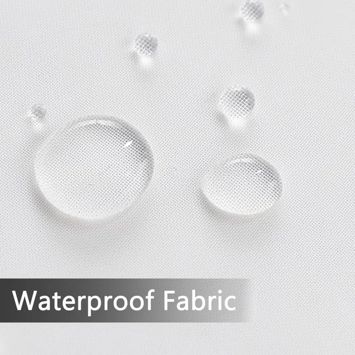 1PC Outdoor Detachable Sticky Tab Top Curtain Sheer Drape Outside Waterproof Curtain Patio Porch Pergola Cabana Decor sheer curtains waterproof curtains decor curtains