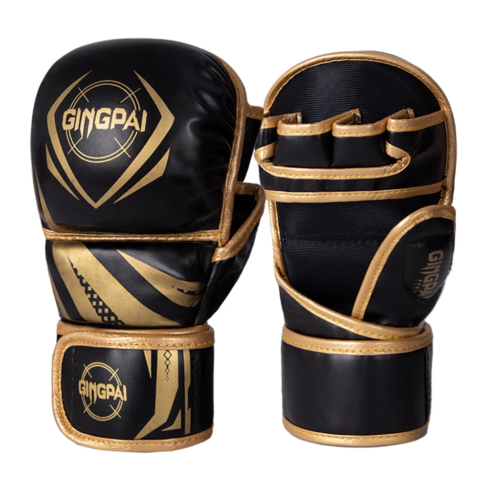 ProfessionalMMAHalfFingerFightingBoxingGlovesThickenedSandaFreeFightingMixedMartial