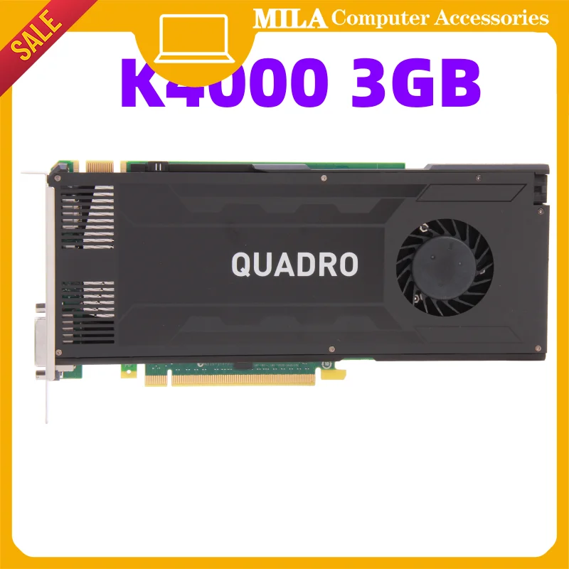 

Quadro K4000 3GB Professional Graphics Card for Plane 3D Design Modeling Video Clip 4K