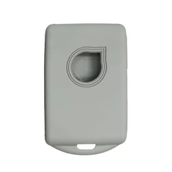 Soft Silicone Car Key Protective Shell and Accessory Cover (Light Gray)