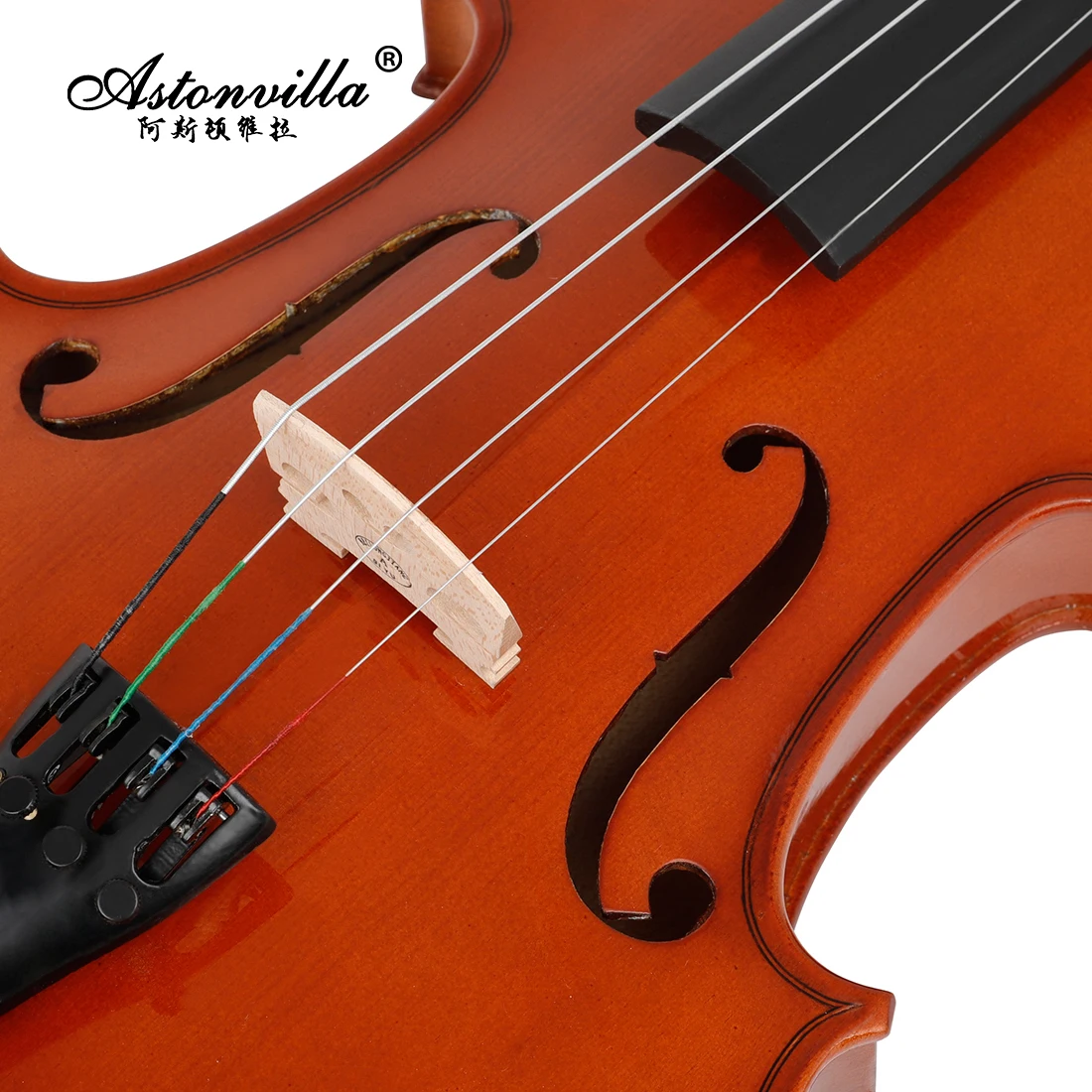 Astonvilla VA-35 4/4 Viola Spruce Panel Viola Set with Case Accessories Professional String Instrument for Performances