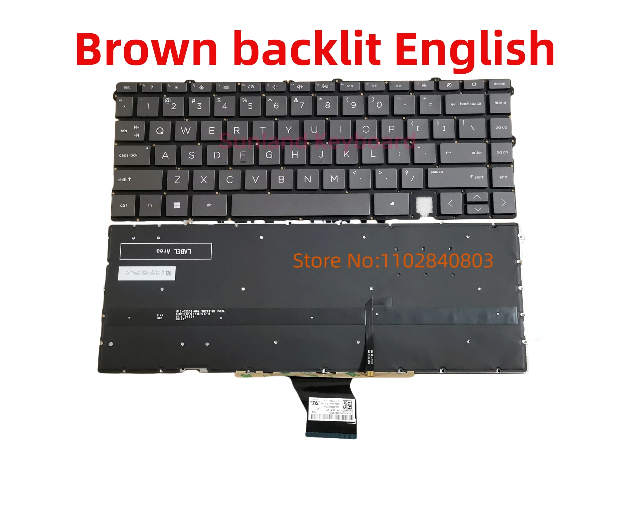HP ENVY X360 용 노트북 키보드, 미국, 영국, 독일, 스페인어, 러시아어, 13-BA, 13T-BA, 13-BD, 13AY, 13-ba0000, 13-bd0000, 13t-bd00, 13-ay000