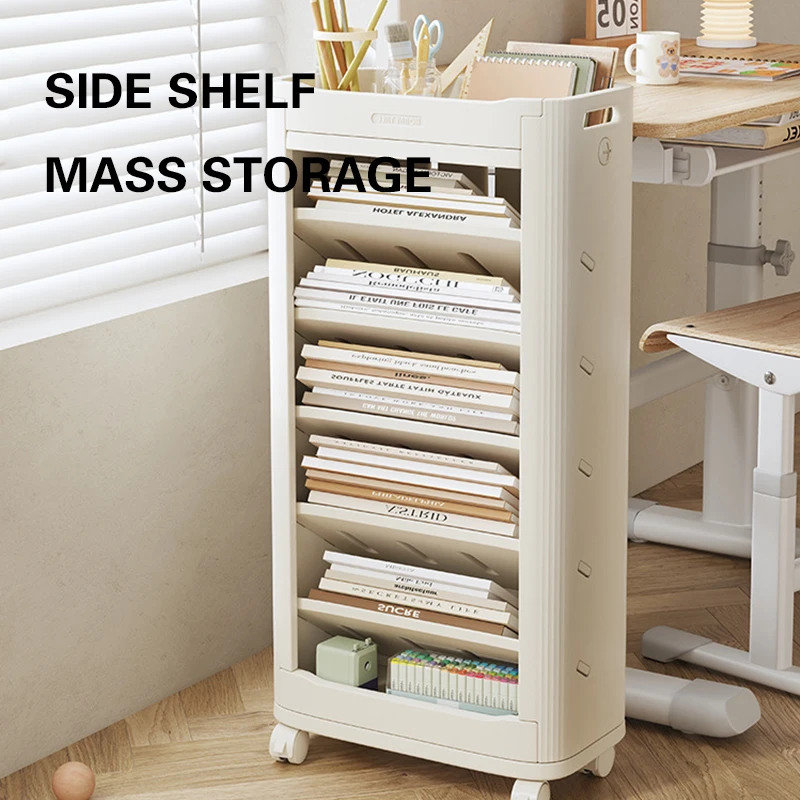 Household Holder Removable Desk Bookcase Floor To Floor Student Book Bag Hanging Reading Rack Book Organizing Storage Shelf