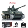 Heng Long 1/16 RC Tank German Tiger I 7.0 3818 S33 RTR RC Toys Model Remote Control Tank Battery Radio BB Pellets Smoking Model 4