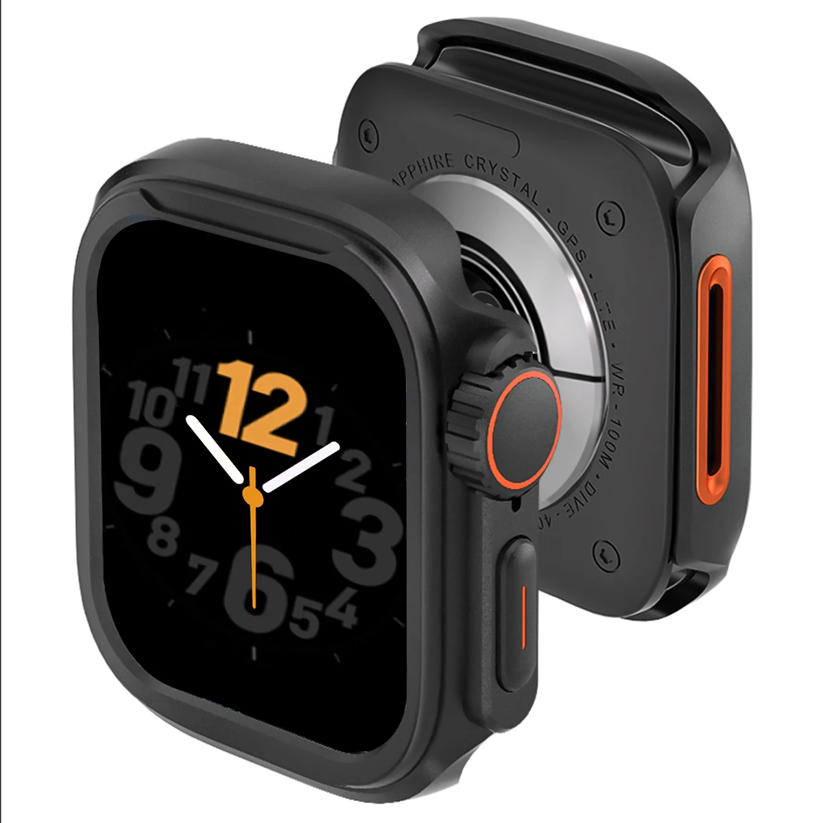 Premium Metal Protective Case for Apple Watch - Alloy Cover Bumper Frame