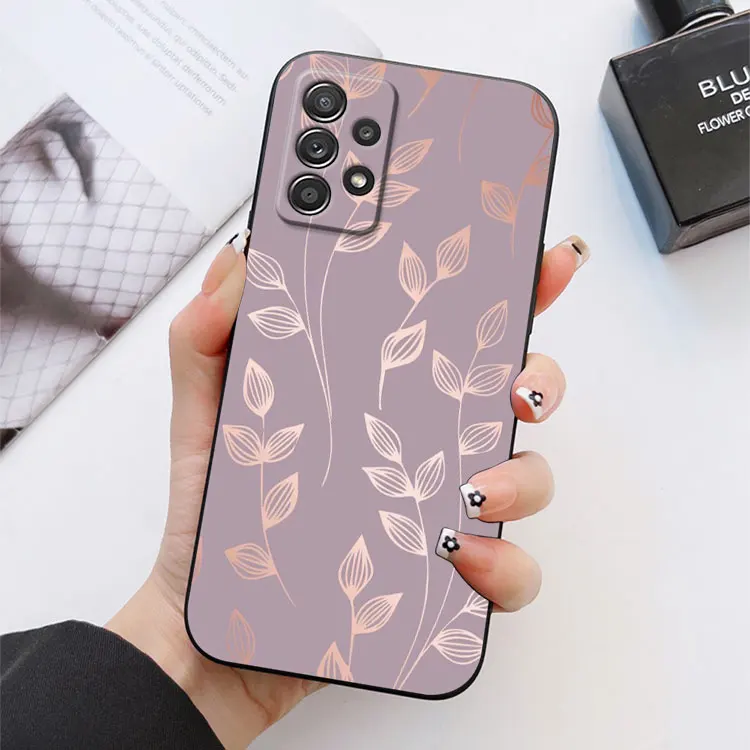 Glitter Hearts Love Leaf Phone Case Cover