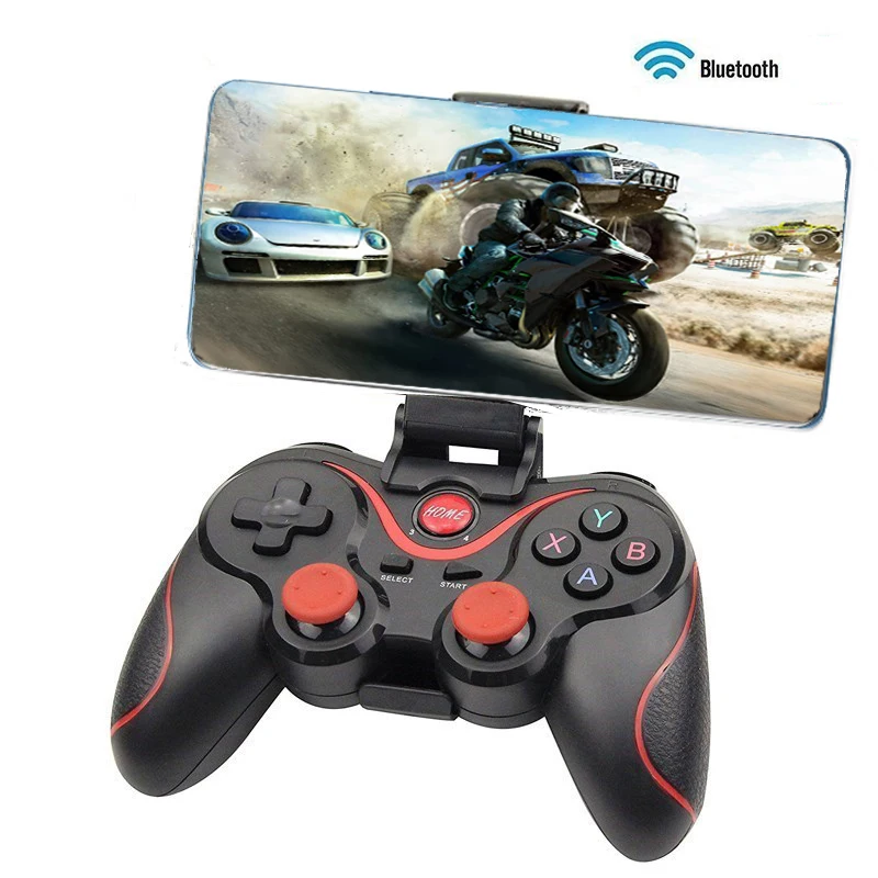 BYSL X3 controlador de jogo sem fio bluetooth para pc telefone celular  caixa de tv computador tablet joystick gamepad joypad titular presente  menino