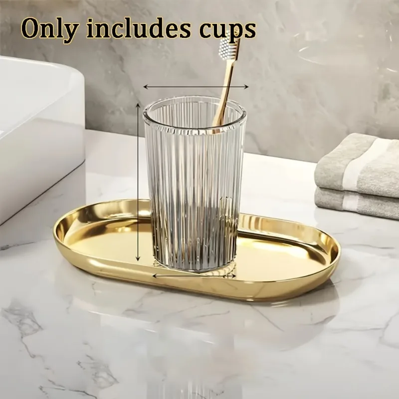 Japanese Style Design Household Items Mouthwash, Toothbrush, Travel Supplies, Bathroom Supplies - Couple Set Brush Cup_voghion.com