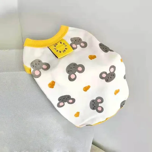 한국 스타일 강아지 옷 - 봄 시즌을 위한 작고 가벼운 선물