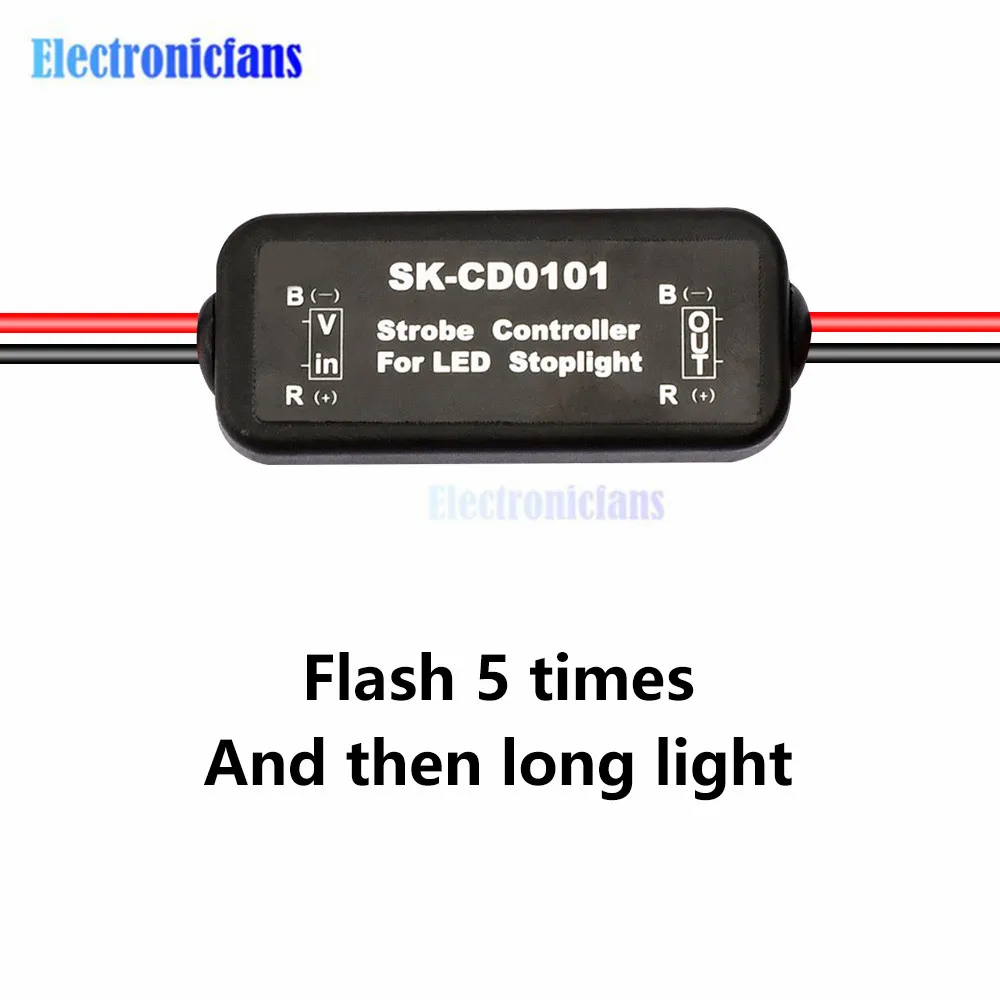 ตัวเลือกสินค้า โมดูลควบคุมไฟเบรค LED 12-24V สำหรับรถยนต์