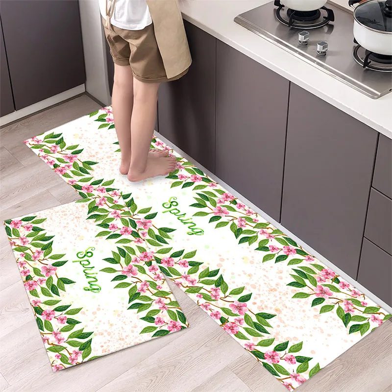 Alfombrillas antideslizantes para cocina que absorben el agua y el aceite Alfombrillas antideslizantes para el hogar Alfombrillas para la entrada del baño y el dormitorio
