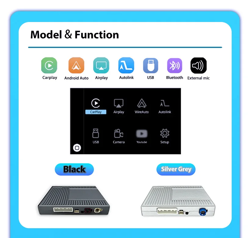 Wireless CarPlay For Volkswagen Touareg Low configuration 2011-2018 Years Android Auto Mirror Link AirPlay Function