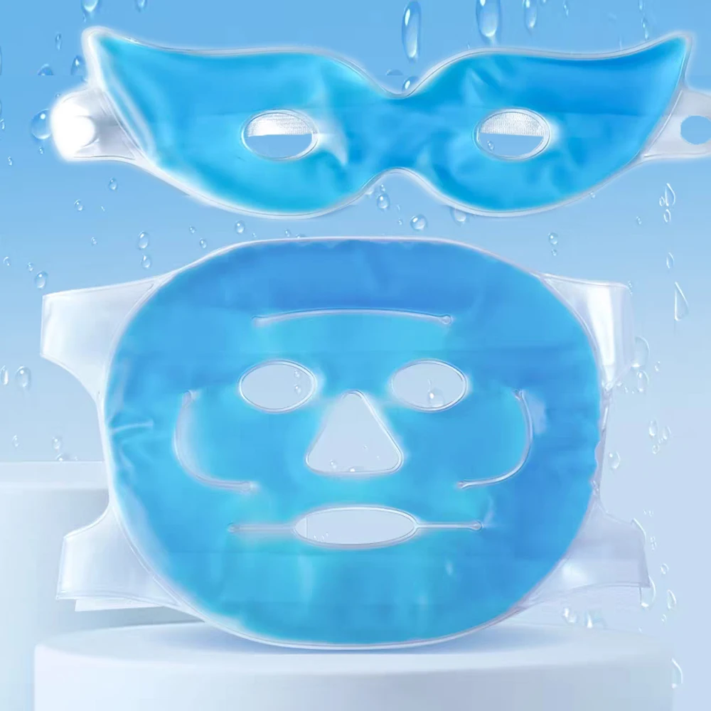 Gel Face Mask for Hot & Cold Therapy - Skin Firming & Cooling Spa Treatment